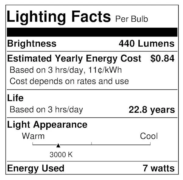 Sylvania LED Light Bulb (78643) 5 Sylvania LED Light Bulb (78643) - Image 3