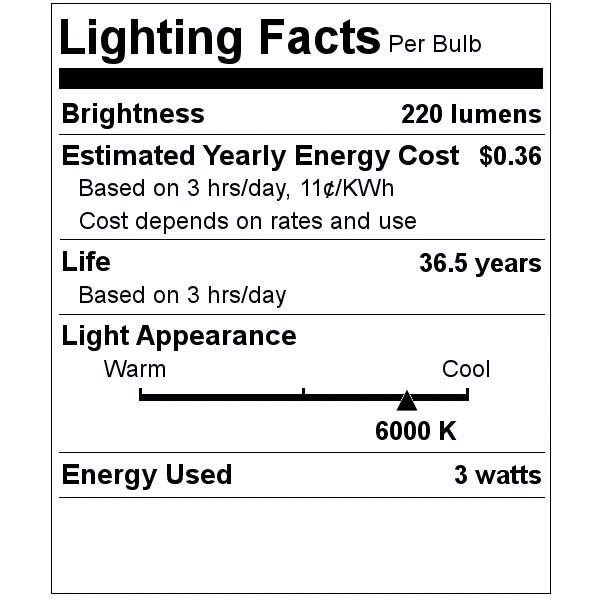 Sunlite LED Light Bulb (80332) 5 Sunlite LED Light Bulb (80332) - Image 3