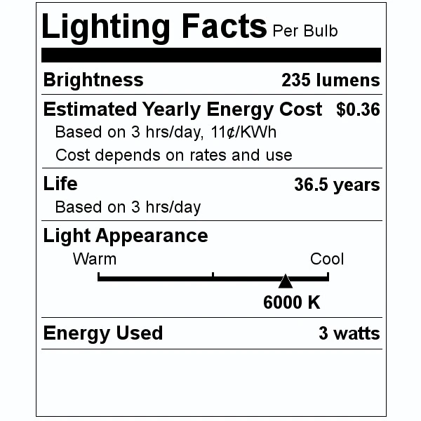 Sunlite LED Light Bulb (80347) 5 Sunlite LED Light Bulb (80347) - Image 3