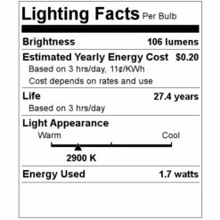 Sunlite LED Light Bulb (80361) 7 Sunlite LED Light Bulb (80361) -Light Bulbs Shop 80361 Lighting Facts Labelmd