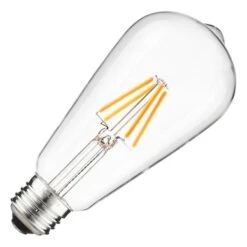 Sunlite LED Antique Filament Light Bulb (80460) 6 Sunlite LED Antique Filament Light Bulb (80460) -Light Bulbs Shop 80460amd