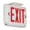 Hubbell Combination Exit Light (86640) 2 Hubbell Combination Exit Light (86640) -Light Bulbs Shop 86640lg