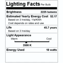Maxlite LED Tube (92876) 7 Maxlite LED Tube (92876) -Light Bulbs Shop 92876 Lighting Facts Labelmd