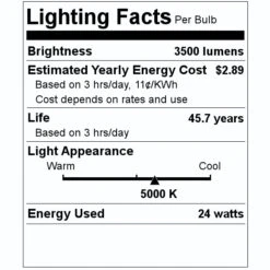 Green Creative LED Tube (97927) 7 Green Creative LED Tube (97927) -Light Bulbs Shop 97927 Lighting Facts Labelmd