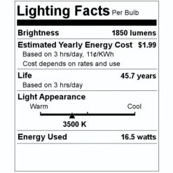 Green Creative LED Light Bulb (98257) 7 Green Creative LED Light Bulb (98257) -Light Bulbs Shop 98257 Lighting Facts Labelmd