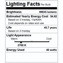 Halco LED Downlight (99835) 7 Halco LED Downlight (99835) -Light Bulbs Shop 99835 Lighting Facts Labelmd