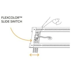 Light Efficient Design Linear LED Strip Light Fixture (01093) -Light Bulbs Shop flexcolorbmd